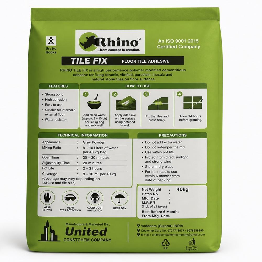 Floor Tile Adhesive - Premium Quality, Flexible Formulation For Superior Bonding And Durability