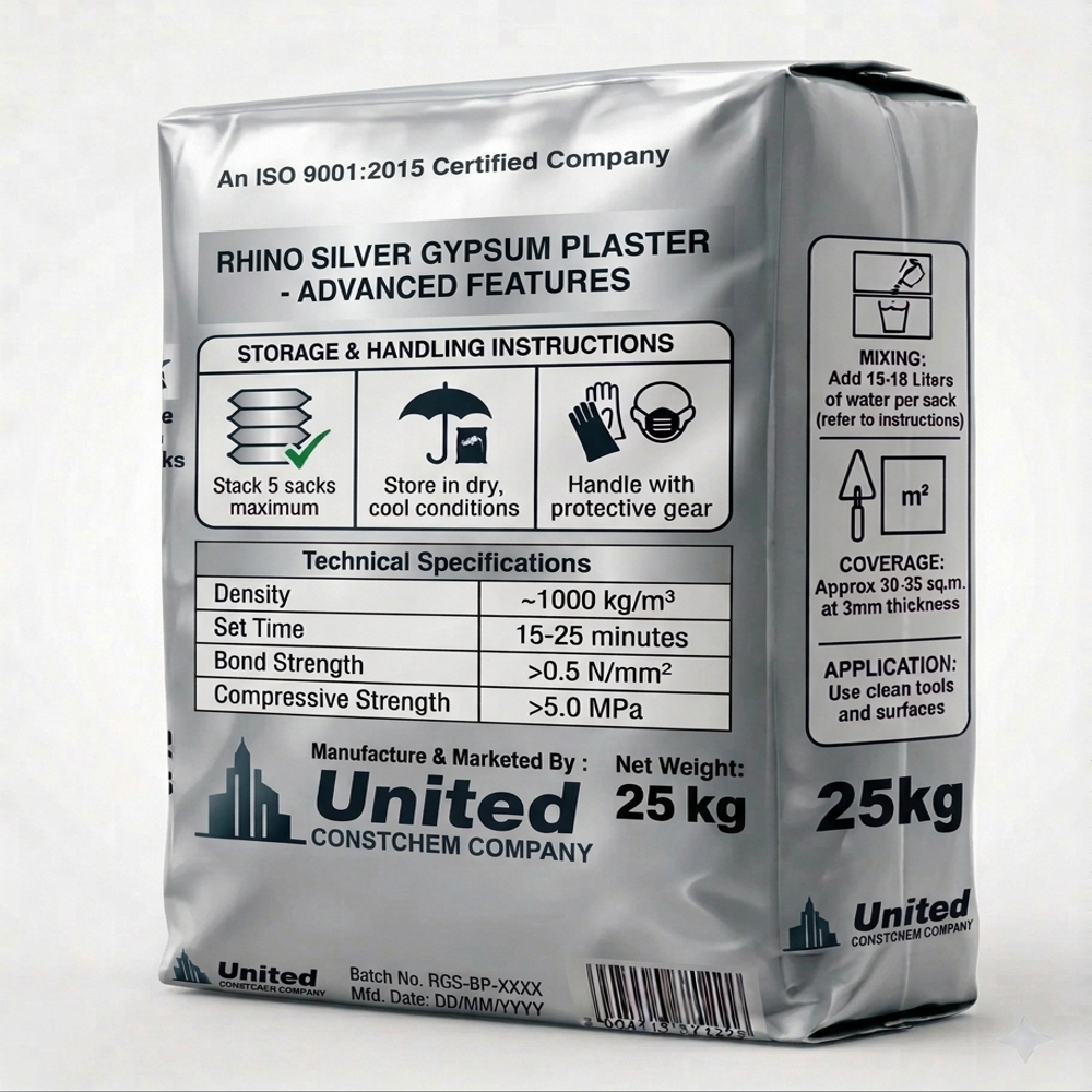 25KG Silver Gypsum Plaster