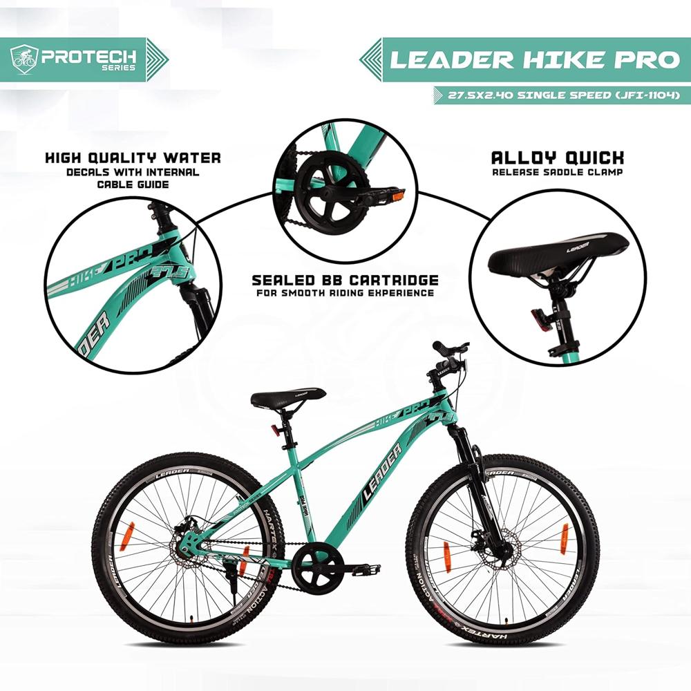 Lifelong  Hike Pro 27.5T Single Speed MTB Cycle | Free Pan India Installation| Dual Disc Brake and Front