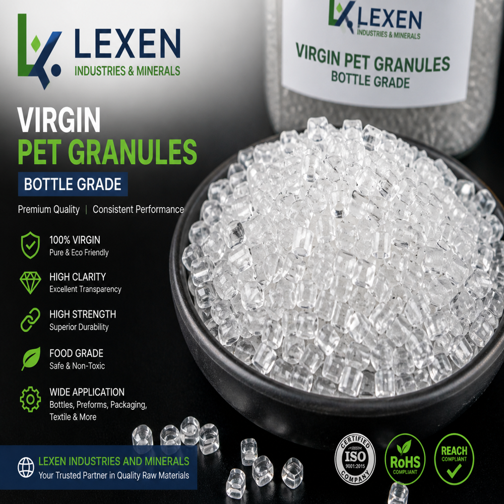 Virgin pet granules 