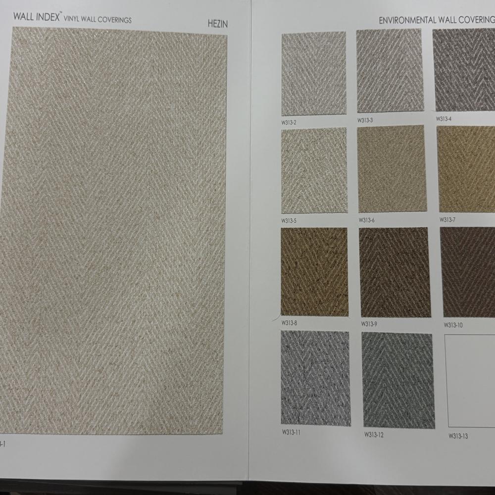 Wall Index Vinyl Wall Covering  Fabric Backed Premium Wallpaper  52-54 Width  Interior Wall Decor