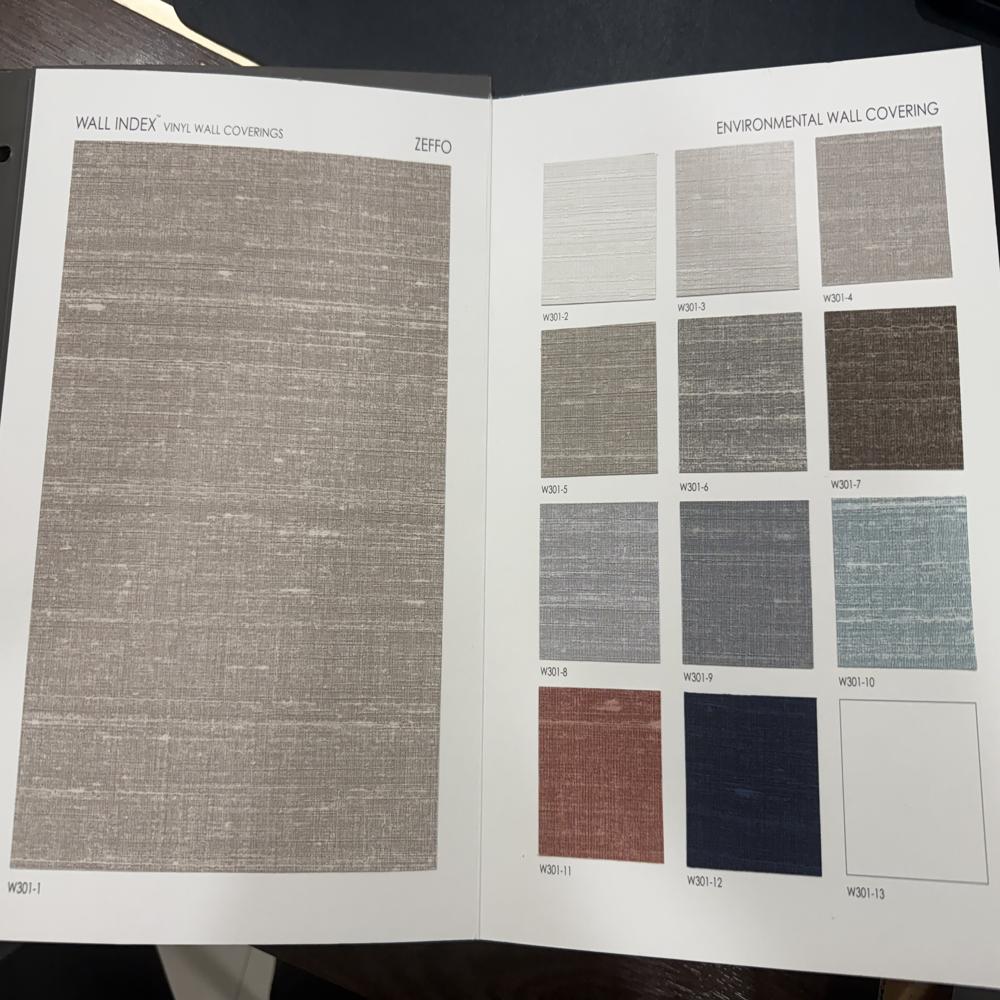 Wall Index Vinyl Wall Covering  Fabric Backed Premium Wallpaper  52-54 Width  Interior Wall Decor