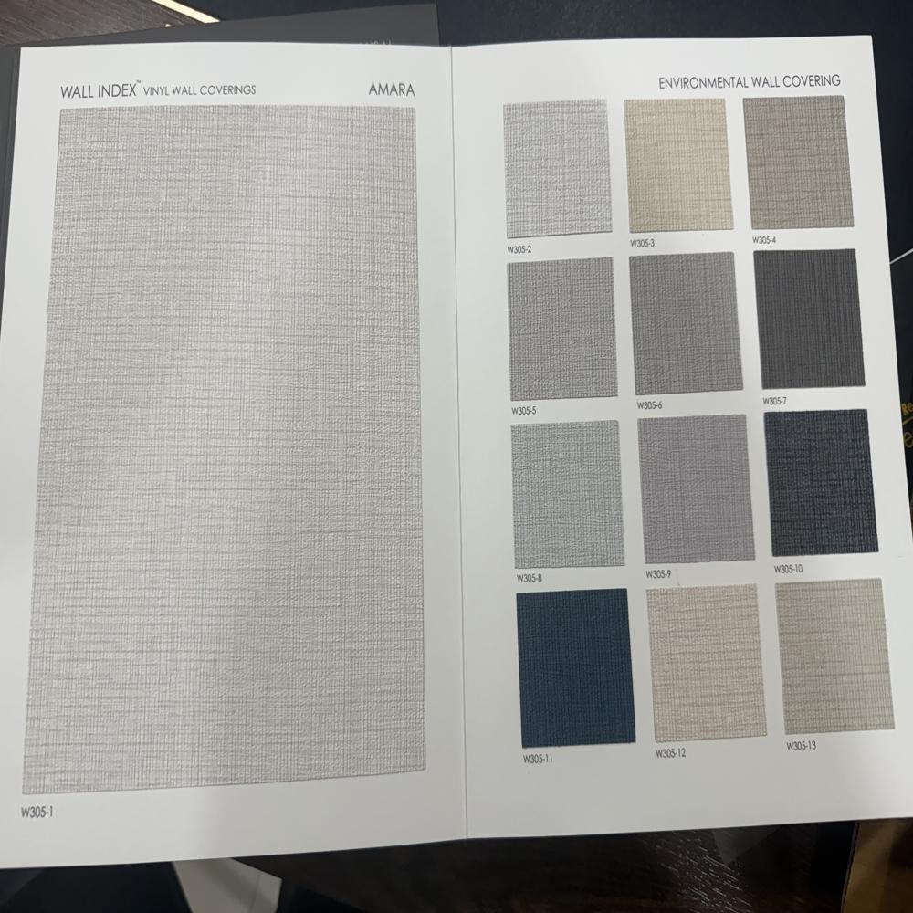 Wall Index Vinyl Wall Covering  Fabric Backed Premium Wallpaper  52-54 Width  Interior Wall Decor