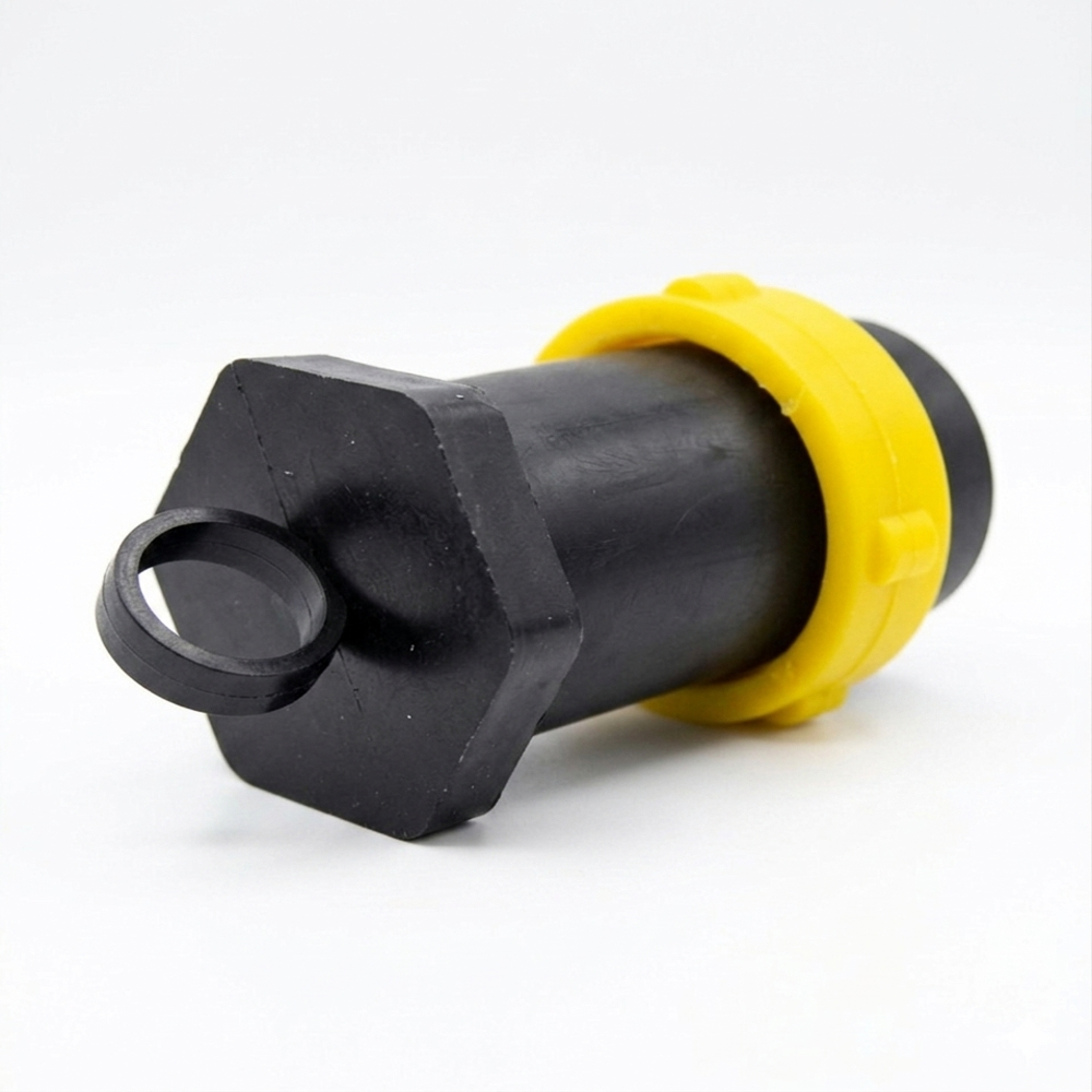 32mm And 40mm Rain Pipe End Cap - Color: Black