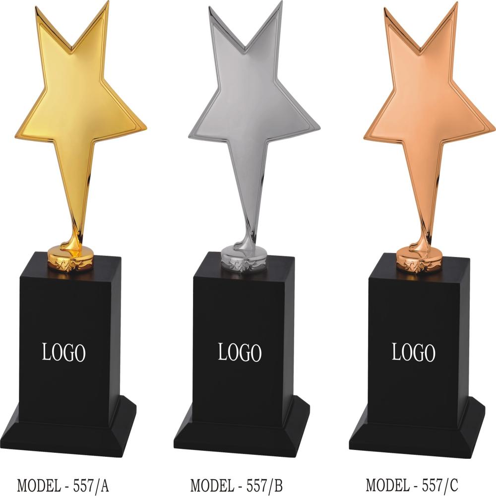 Shining Gold Star Trophy