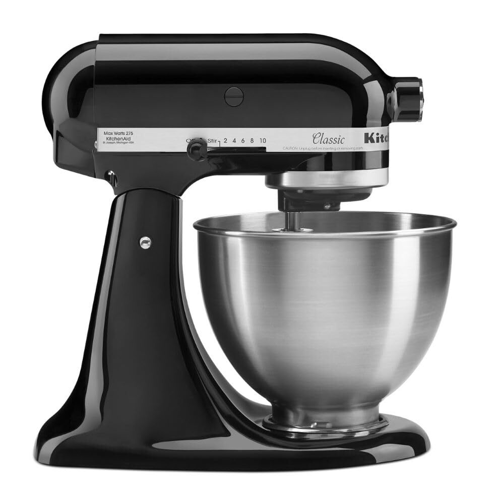 KitchenAid 4 3L Classic Stand Mixer-Onyx Black