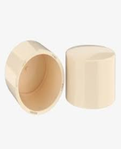 Cpvc End Cap - Color: Yellow