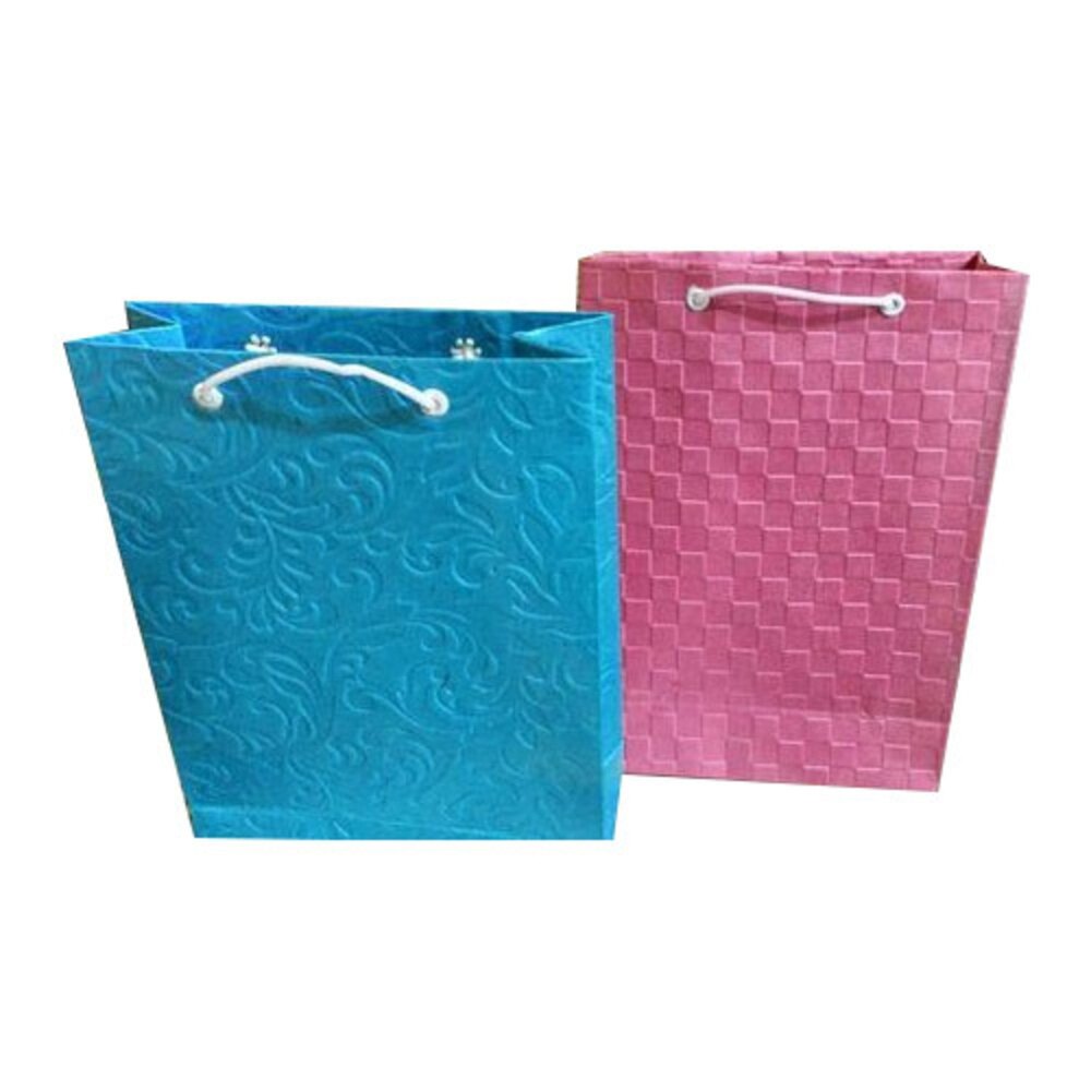 handmade Blue Paper Bags