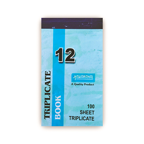 Hawamahal Triplicate Book 6 No., 8 No., 12 No., 16 No