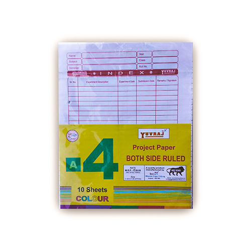 Yuvraj A4 Punch Papers 10 Sheets (1 Doz)