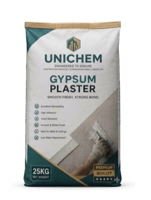Gypsum Plaster - Color: White