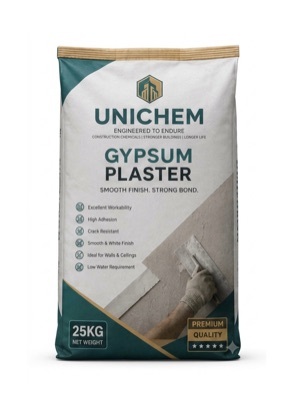 Gypsum Plaster - Color: White