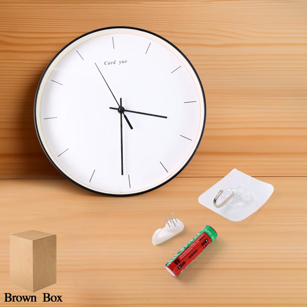 Minimalist Wall Clock With Accessories (1 Pc) - Color: Mix