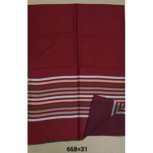 Merino Wool Multi Stripes Border Stoles