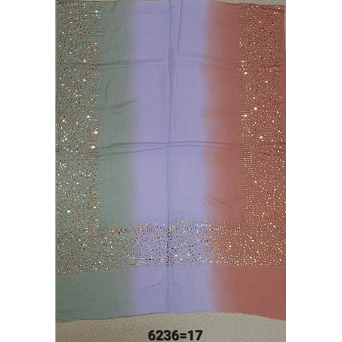 Merino Wool Swasrosvki Work Border Stoles
