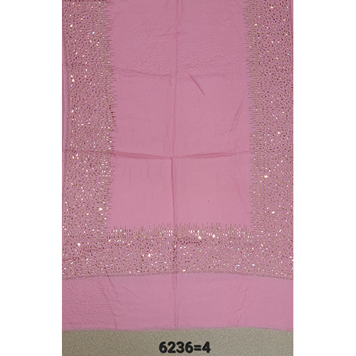 Merino Wool Swasrosvki Work Border Stoles