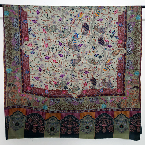 Merino  Wool Kalamkari Shawls