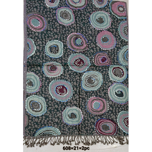 Pure Wool Boiled Embroidered Stoles