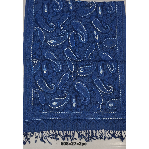 Pure Wool Boiled Embroidered Stoles