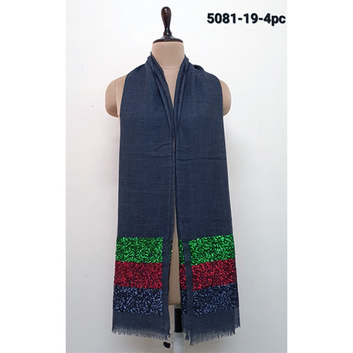 Silk Wool Sequin Work Stoles