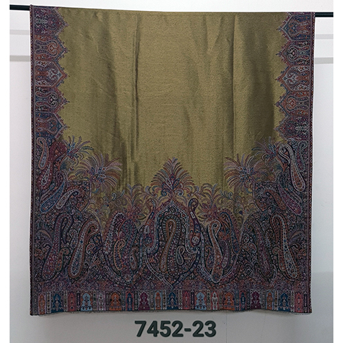Fine Wool 4 Side Kani Border Shimmer Shawls