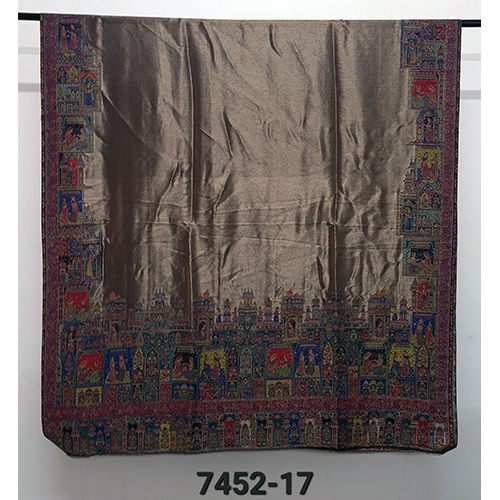 Fine Wool 4 Side Kani Border Shimmer  Shawls