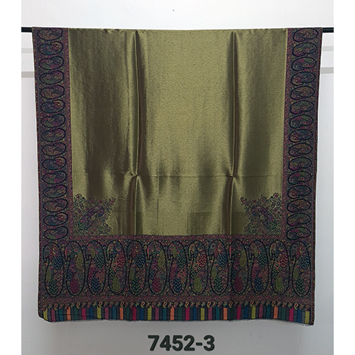 Fine Wool 4 Side Kani Border Shimmer  Shawls