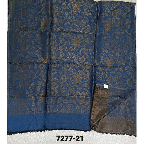 Merino Wool Reversible Jacaurd Moon Light Shawls