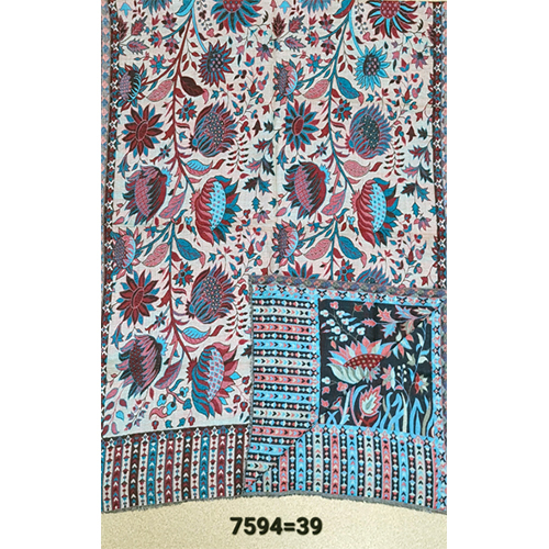 Merino Wool Reversible Jamawar Stoles