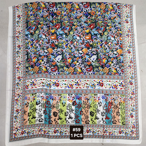 Satin Silk Printed Stoles