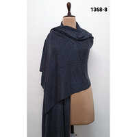Wool Blended Knitted Stoles - Recycled Wool Blend, 200x70 Cm, Multicolor | Soft Texture, Lightweight, Shrink Resistant