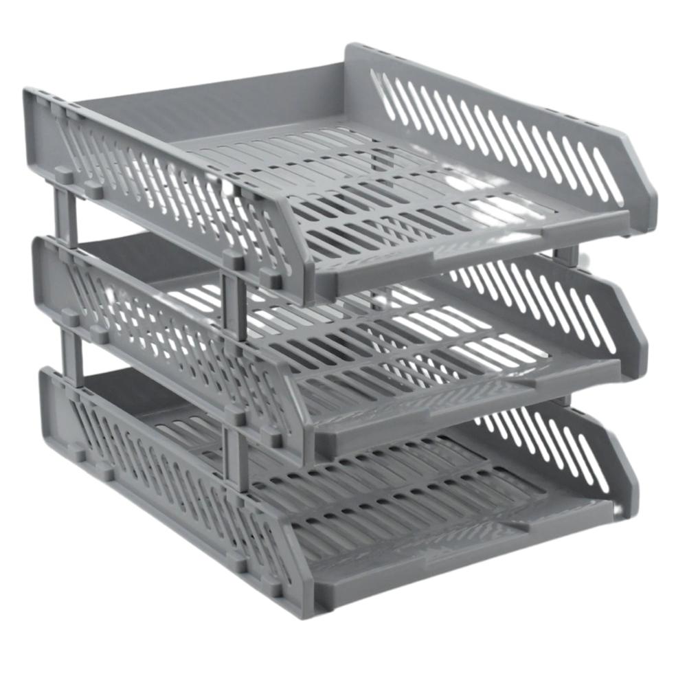 Multifunctional File Rack Drawers: Desktop Storage for Office Supplies (4/3 Layers)