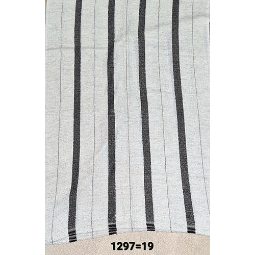 Wool Blended Check Stripe Stoles