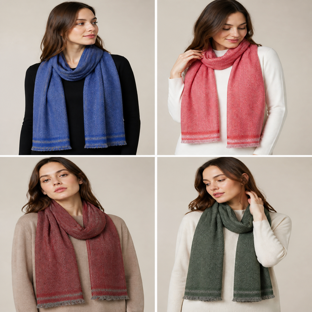 Cashmere feel super soft  2 Ply Stoles