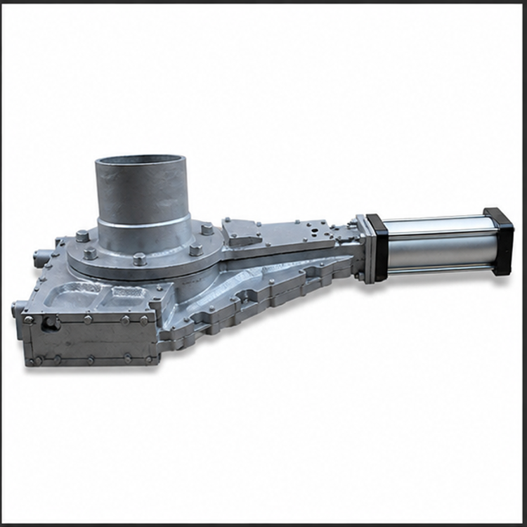 Ash Isolation Valve - Color: Silver