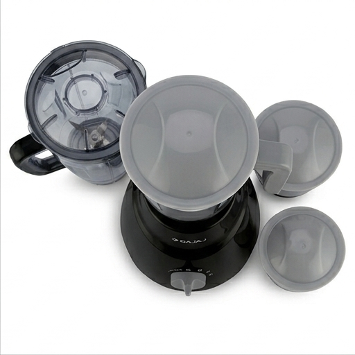 Electric Mixer Grinder - Color: Black & Sliver
