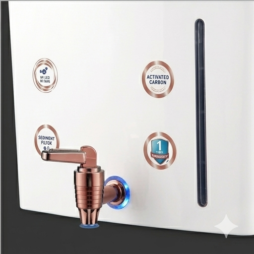 Ro Water Purifier - Stainless Steel, 1000 Liter Storage, Ro+uv Purification, Vertical Valve Type, 240 Volt Operation, 1-2 Year Warranty
