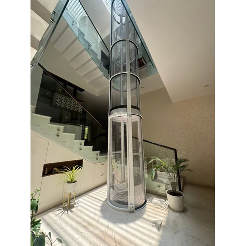 Vacuum Home Elevator - Stainless Steel, 1-2 Ton Capacity | Safety Sensor, Electric/hydraulic Power Supply, Convenience Calling Box