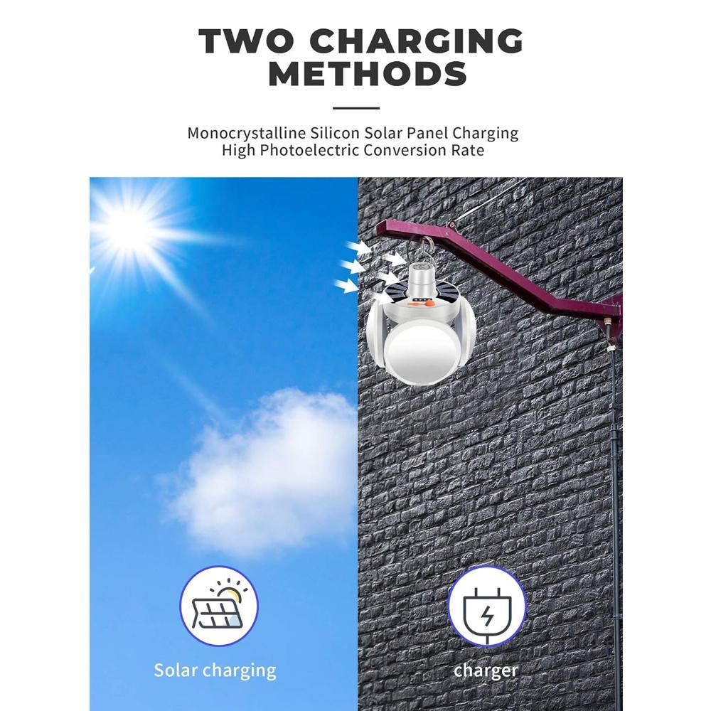 Solar Multi-functional Emergency Led Light - Color: Mix