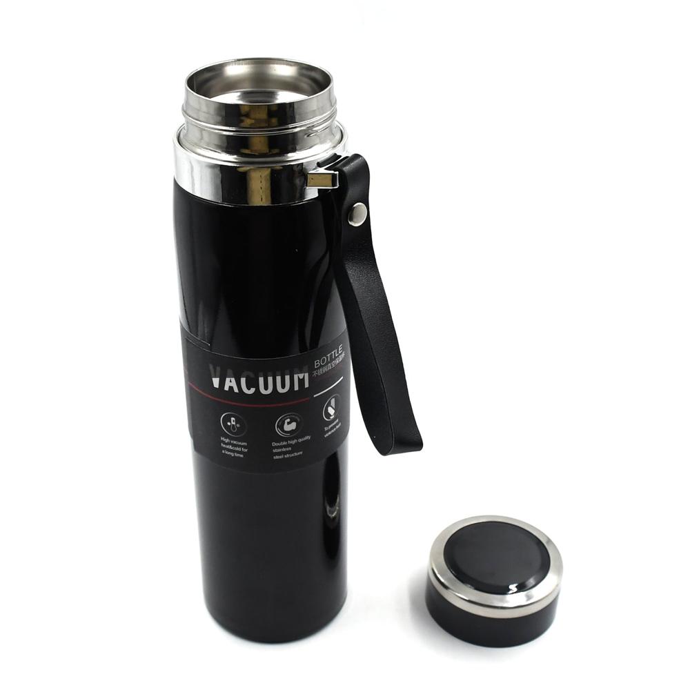 Double Stainless Steel Wall Flask Vacuum Insulated Water Bottle 1000ml ...