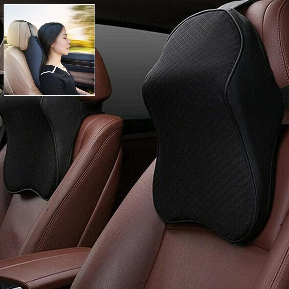 Ergonomic Car Seat Headrest Neck Support Cushion (1 Pc) - Color: Mix