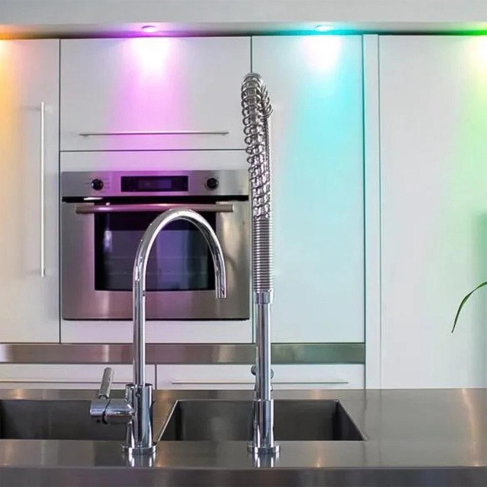 Multicolor Remote Control Led Touch Light Set - Color: Mix
