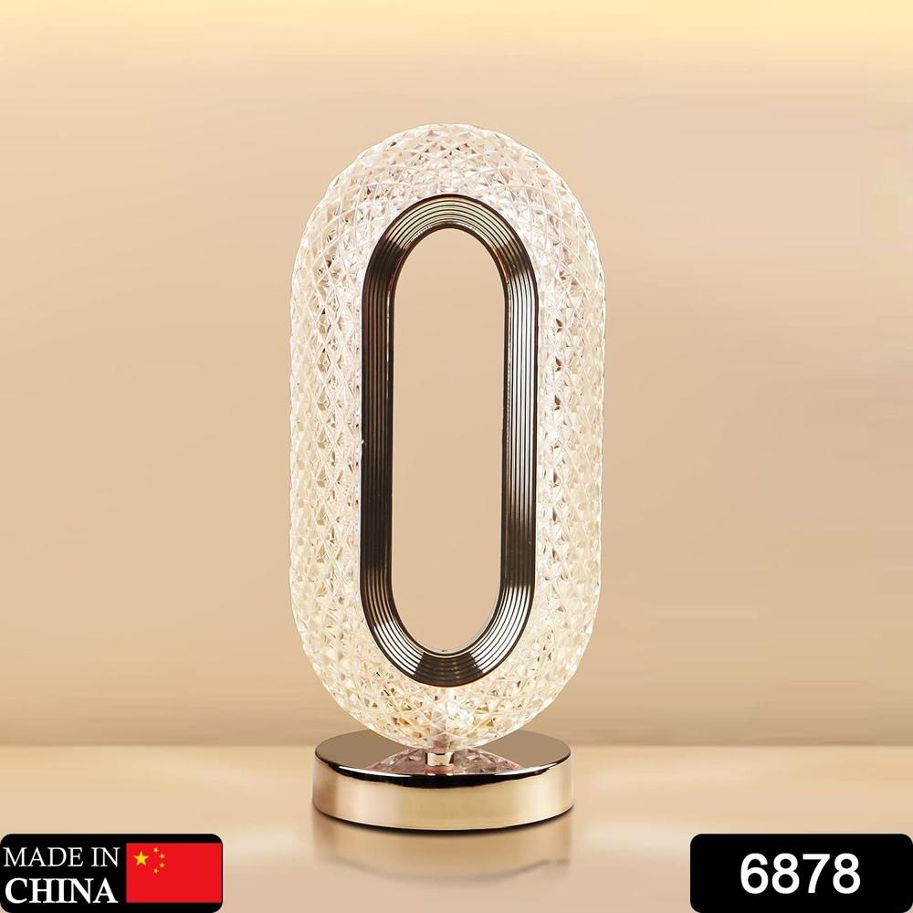 Touch Control Crystal Table Desk Lamp, 3-Way Dimmable Light, Usb Rechargeable Crystal Diamond Table Lamp, Exquisite Night Stand Light Lamp Beside Lamp For Bedroom Living Room, Decorative Desk Lamp, Diwali - Color: Mix