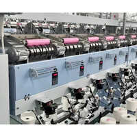Sr688 Spinning Doubling Machine - Mild Steel, 3000x1200x1500 Mm, Blue & Silver | Plc Control, Low Noise, 48-144 Spindles, Twist 50-2000 Tpi