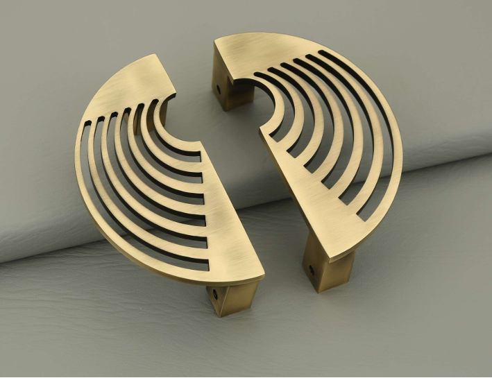 Glass Door - Color: Antique Brass/Matt Gold Finish