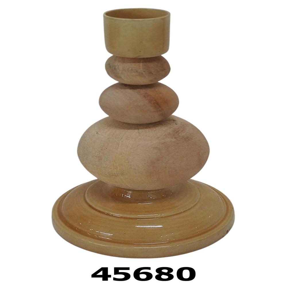 Wooden candle stand holder