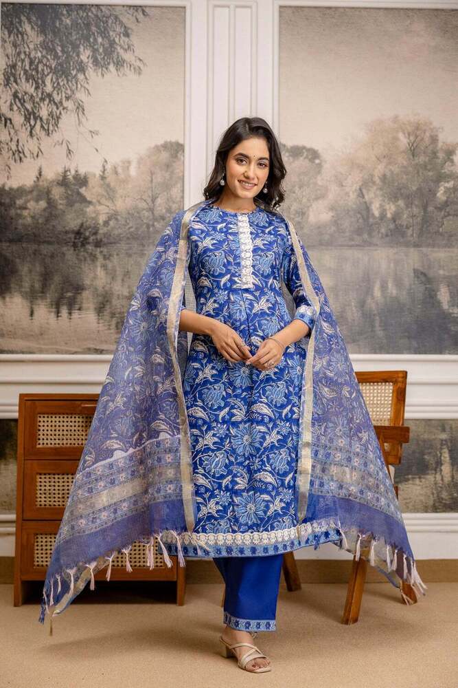 Anantika Kurta Set - Bust Size: 34-44 Inches (Depending On Size)