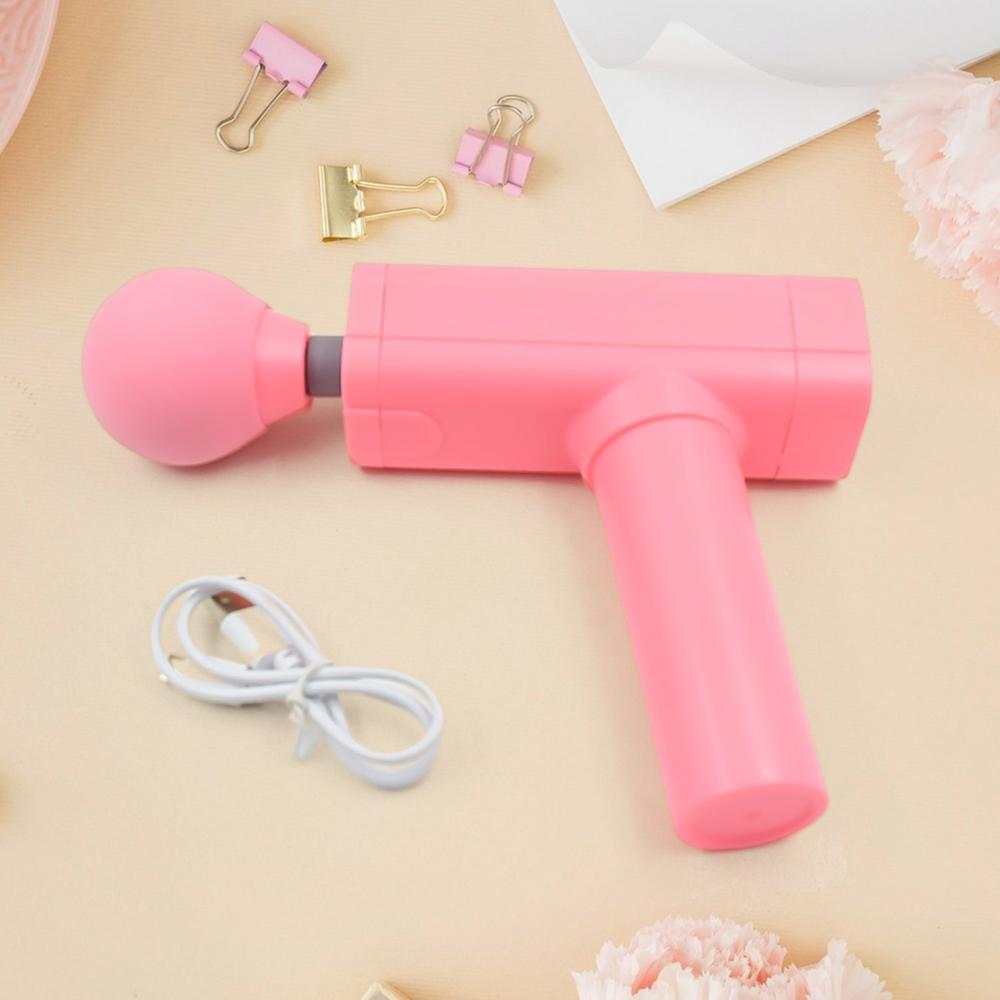 Massage Gun Deep Relax, Powerful Muscle Massager, Usb Chargeable (1 Pc) - Color: Mix