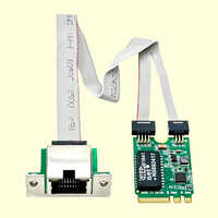 M.2 A+e Gigabit Network Interface Rj45 Lan 1000m Rtl8111h Chip Ethernet Adapter For Desktop And Ipc And Server - Warranty Period: 1 Year