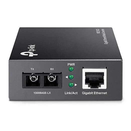 TP-Link Gigabit SFP to RJ45 Fiber Media Converter